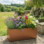 75cm Zinc Galvanised Copper Trough Planter